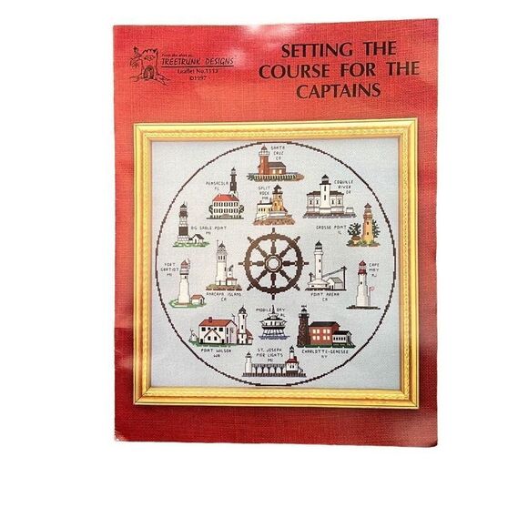 Treetrunk Designs 1113 “Setting The Course For The Captains” Cross Stitch Kit Ne - Picture 1 of 2